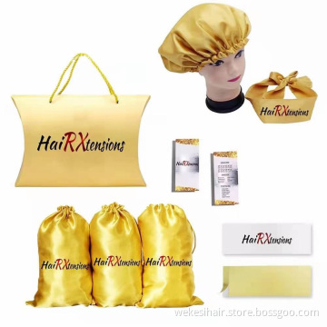 Private Label Wholesale Custom Logo Color Printing Premium Luxury Cardboard Paper Gift Wig Hair Extension Packaging Box